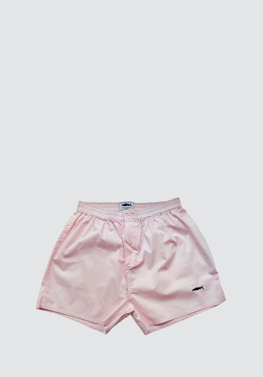 Salmon Pink Cotton Boxer Shorts