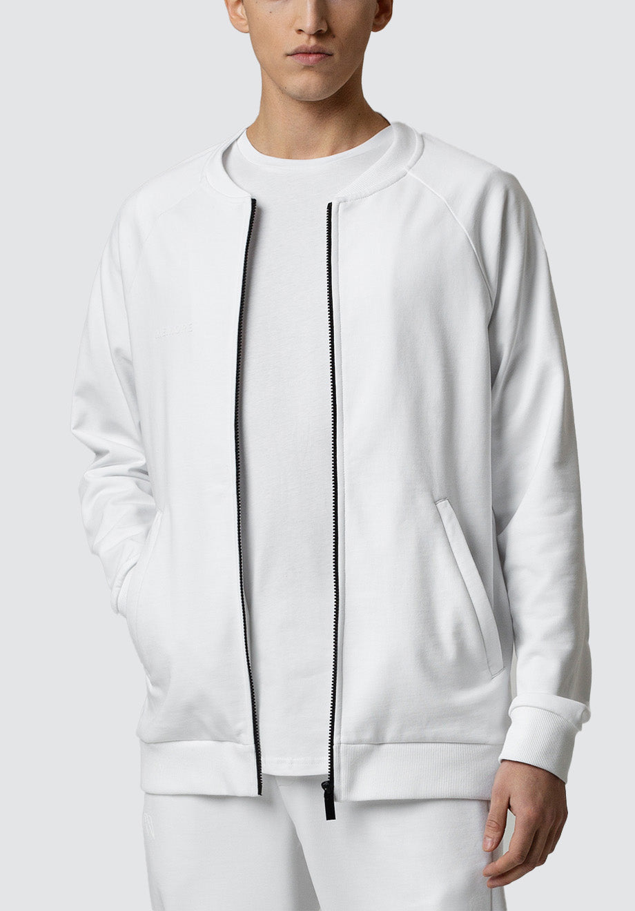 Men's Bomber Memore | White