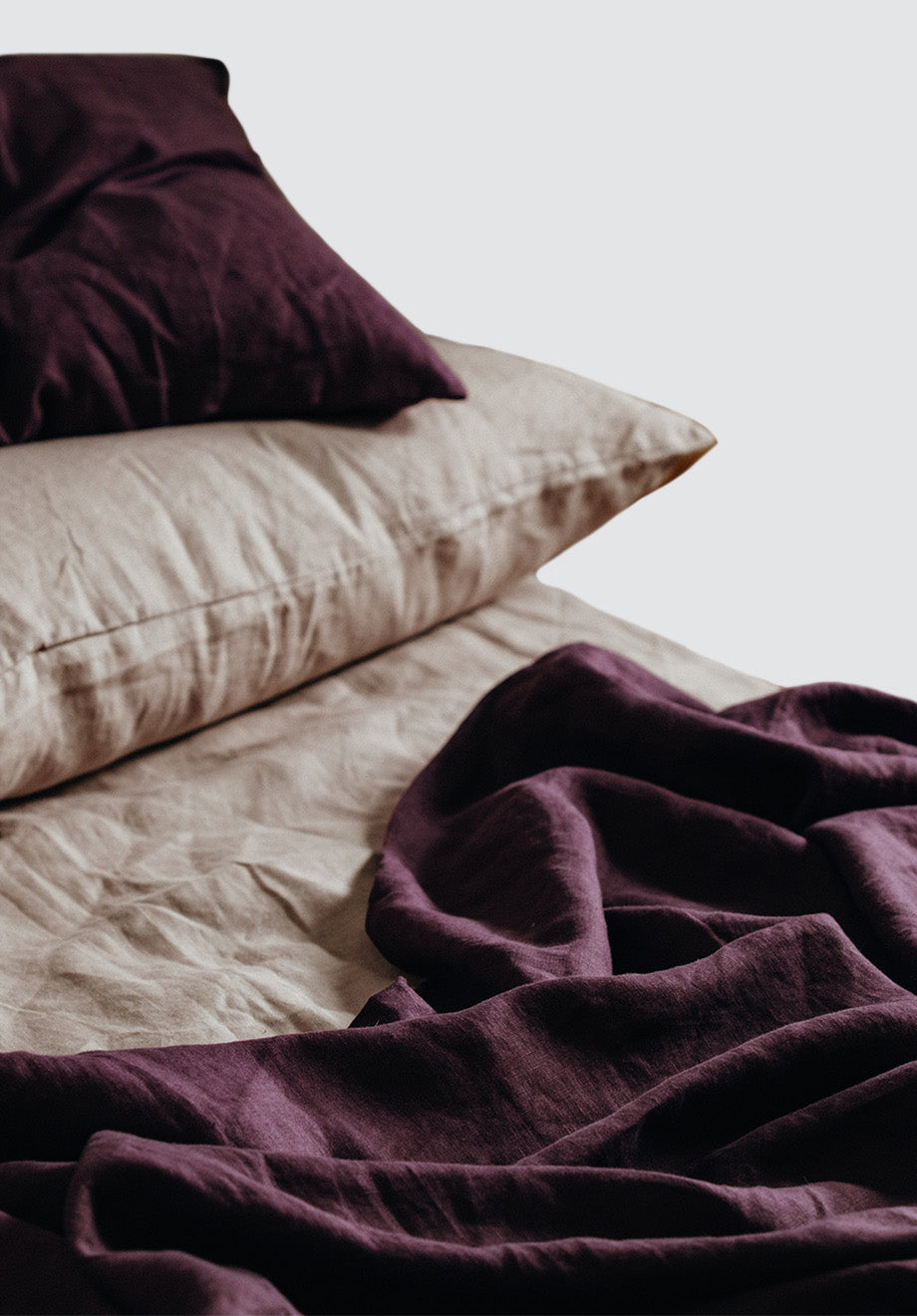 100% Linen Duvet with Pillowcases | Bramble