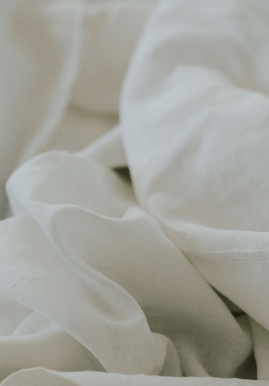 100% Linen Duvet | Cloud