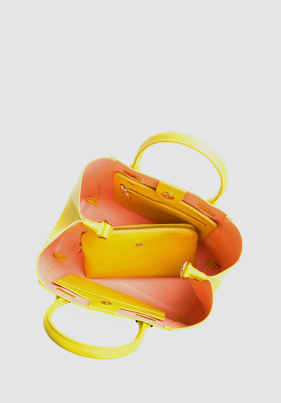 Jane | Lemon Yellow Vegan Leather Satchel