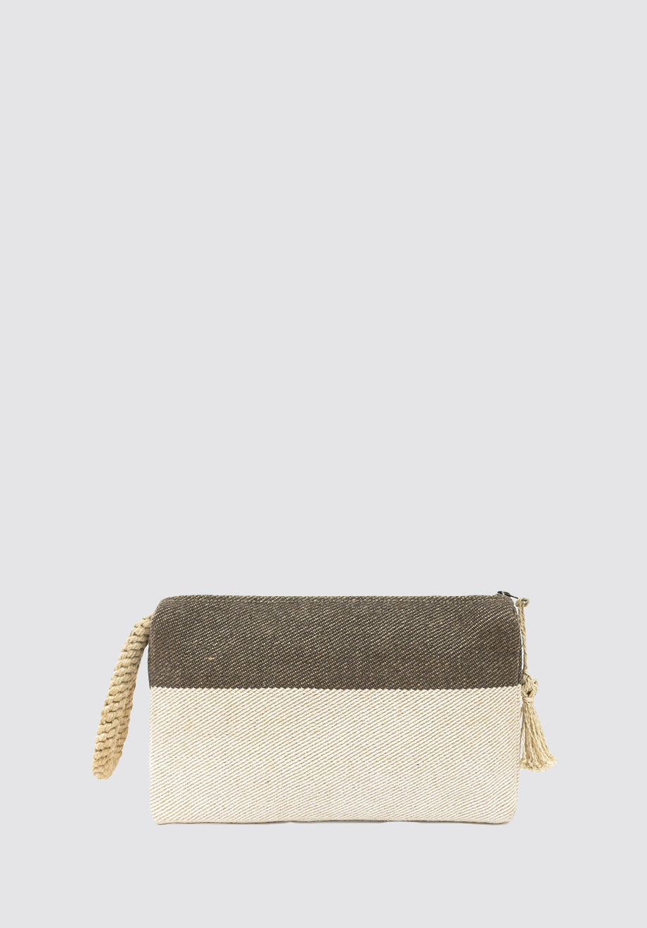 Block A Clutch | Brown