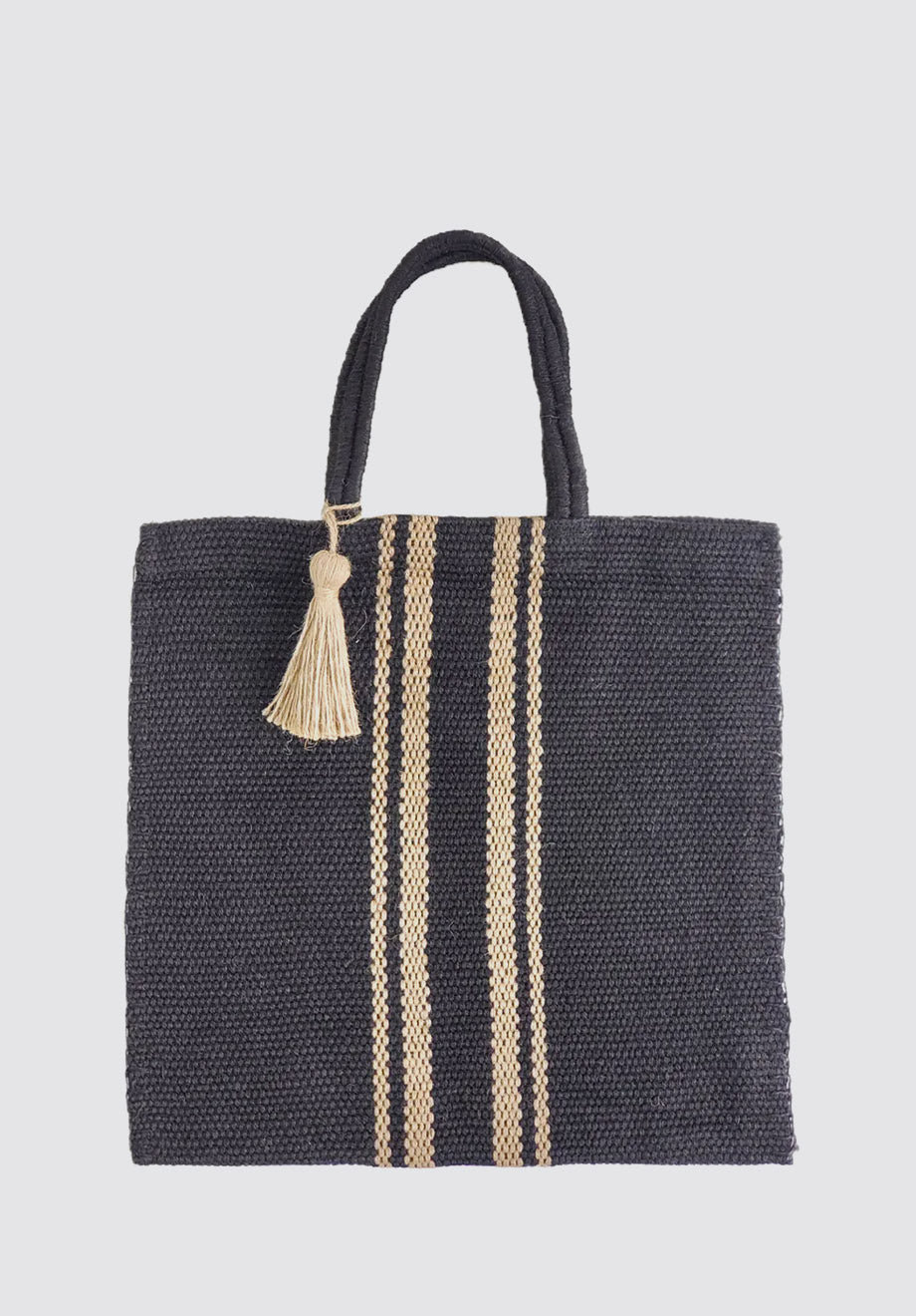 Naya Jute Tote Bag | Black