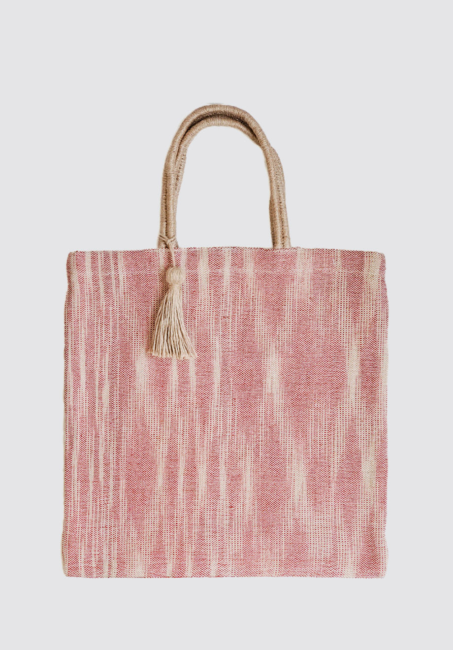 Nadi Jute Tote Bag | Red