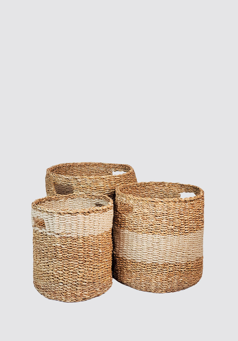 Savar Hamper Basket with Handle | Natural