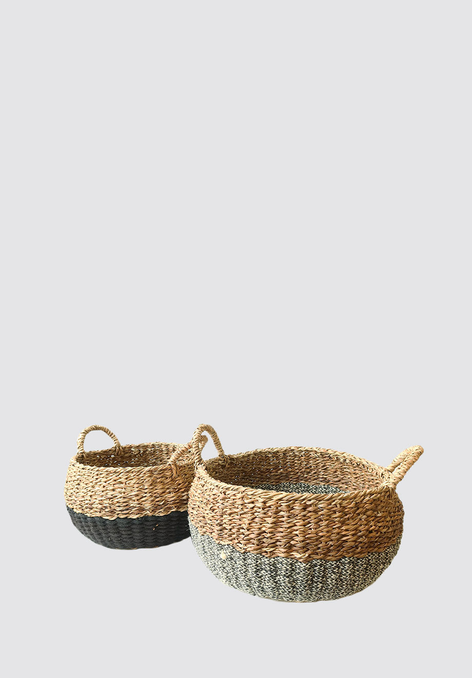 Ula Floor Basket | Black