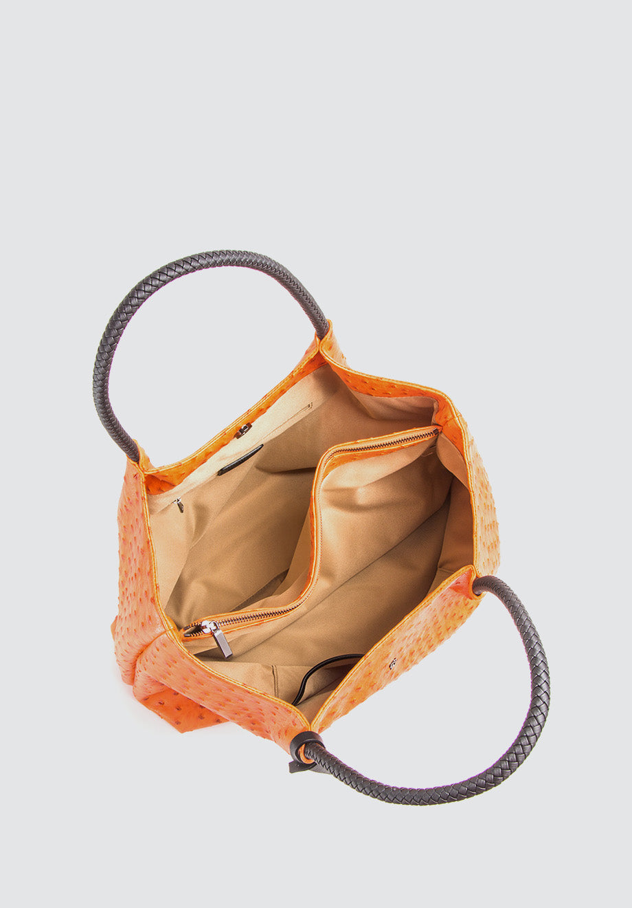 Naomi | Orange Vegan Leather Tote Bag