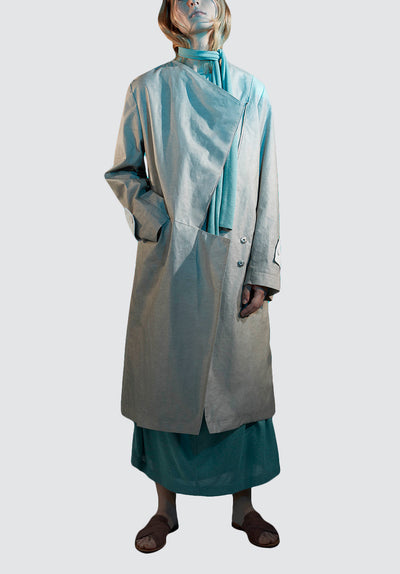 Suci Kush Trench | Grey Ash Beige