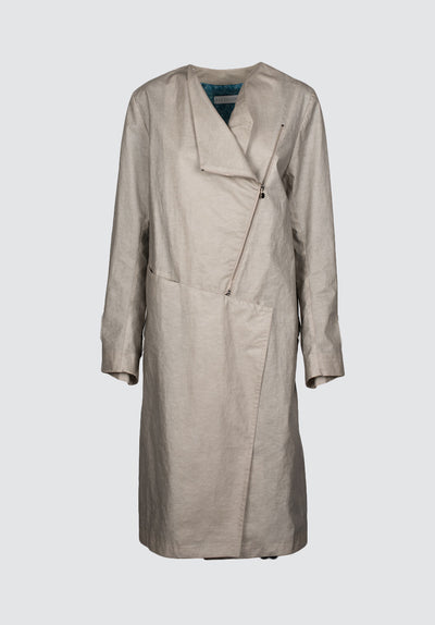 Suci Kush Trench | Grey Ash Beige