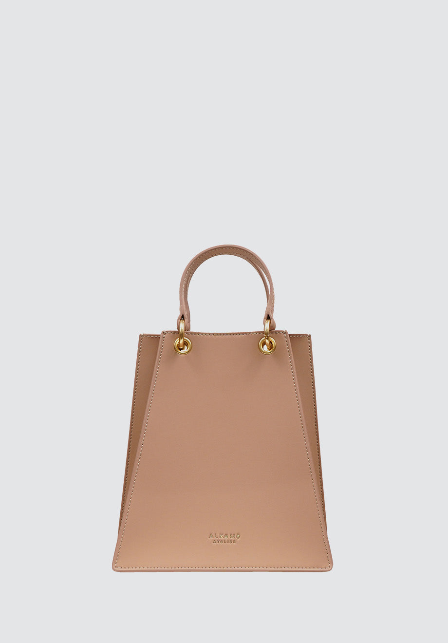 Fire Triangular Satchel | Nude