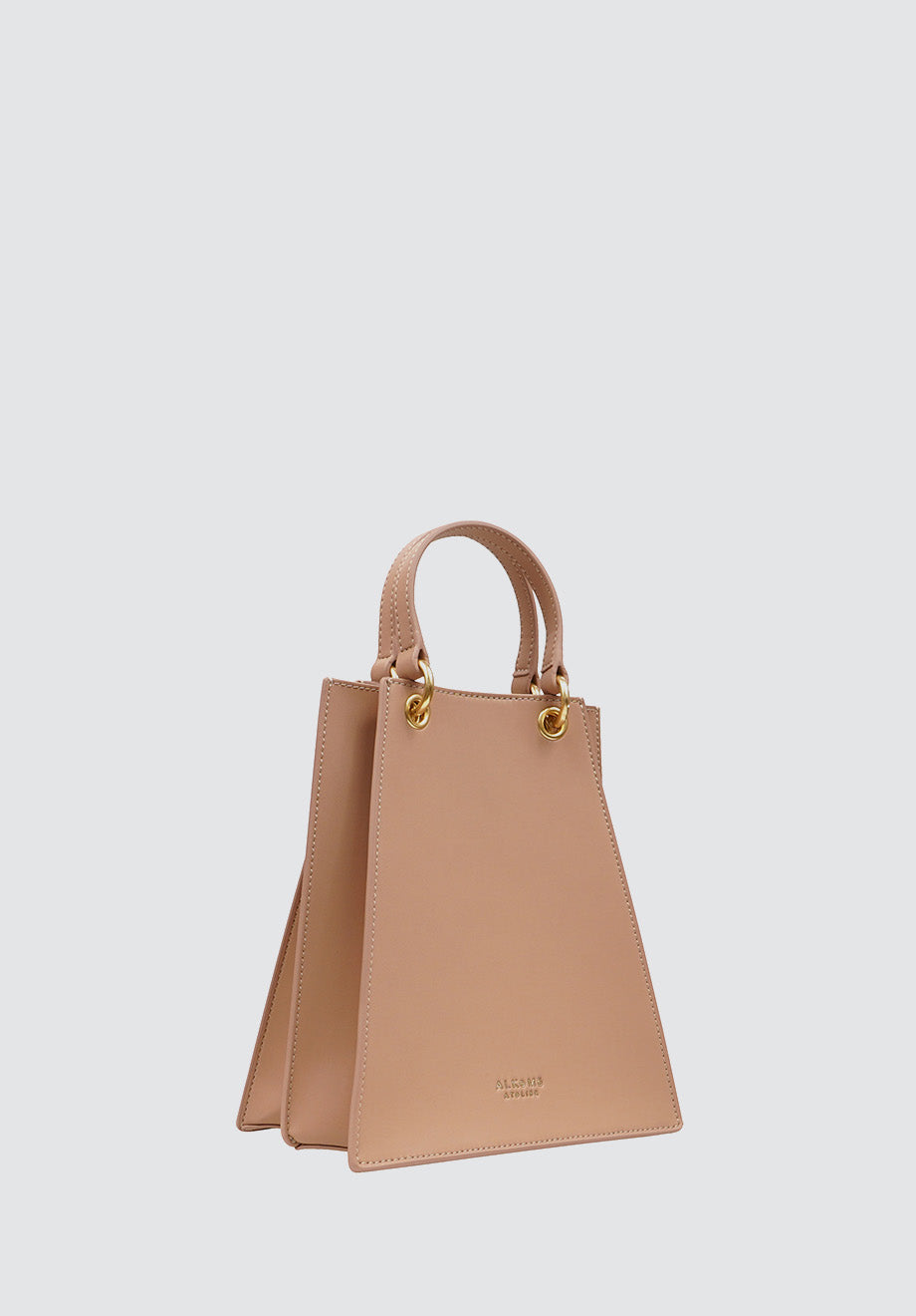 Fire Triangular Satchel | Nude