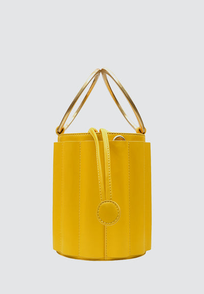 Water Metal Handle Bucket Small | Yellow