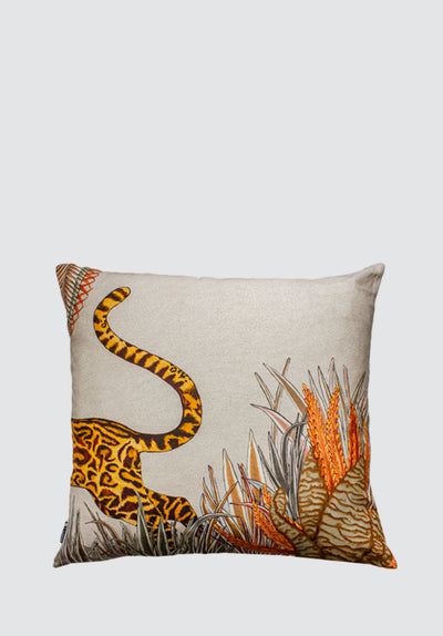 Cheetah Kings Forest | Magnolia Cotton Cushion Cover