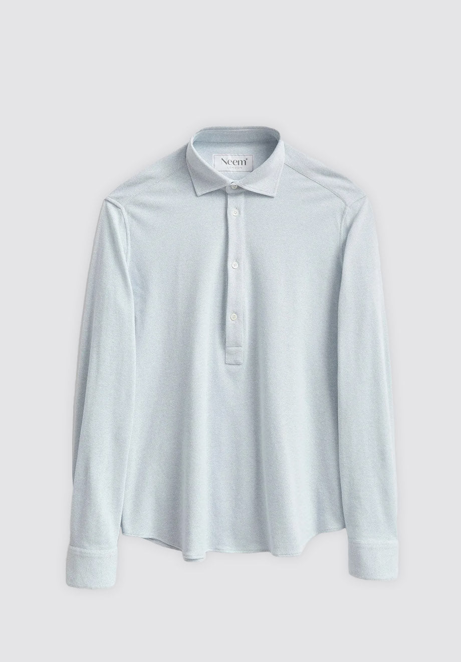 Recycled Italian | Sky Dobby Popover Shirt