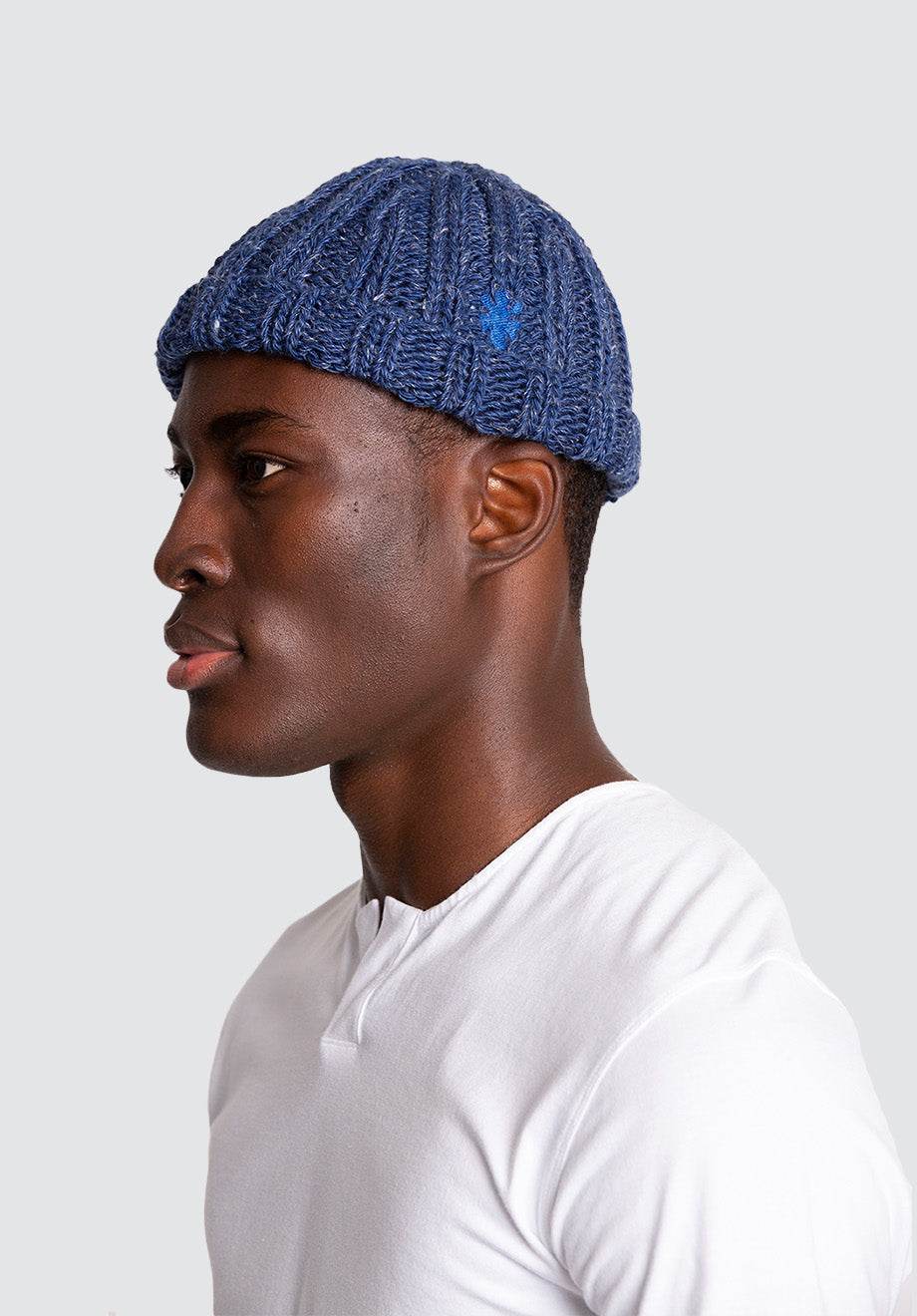 Wool and Linen Beanie | Estate Blue