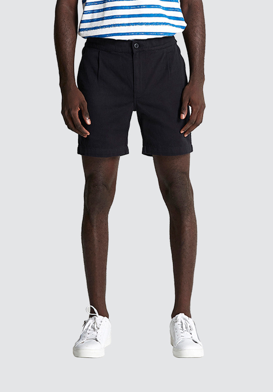 Relaxed Cotton Shorts | Black Beauty