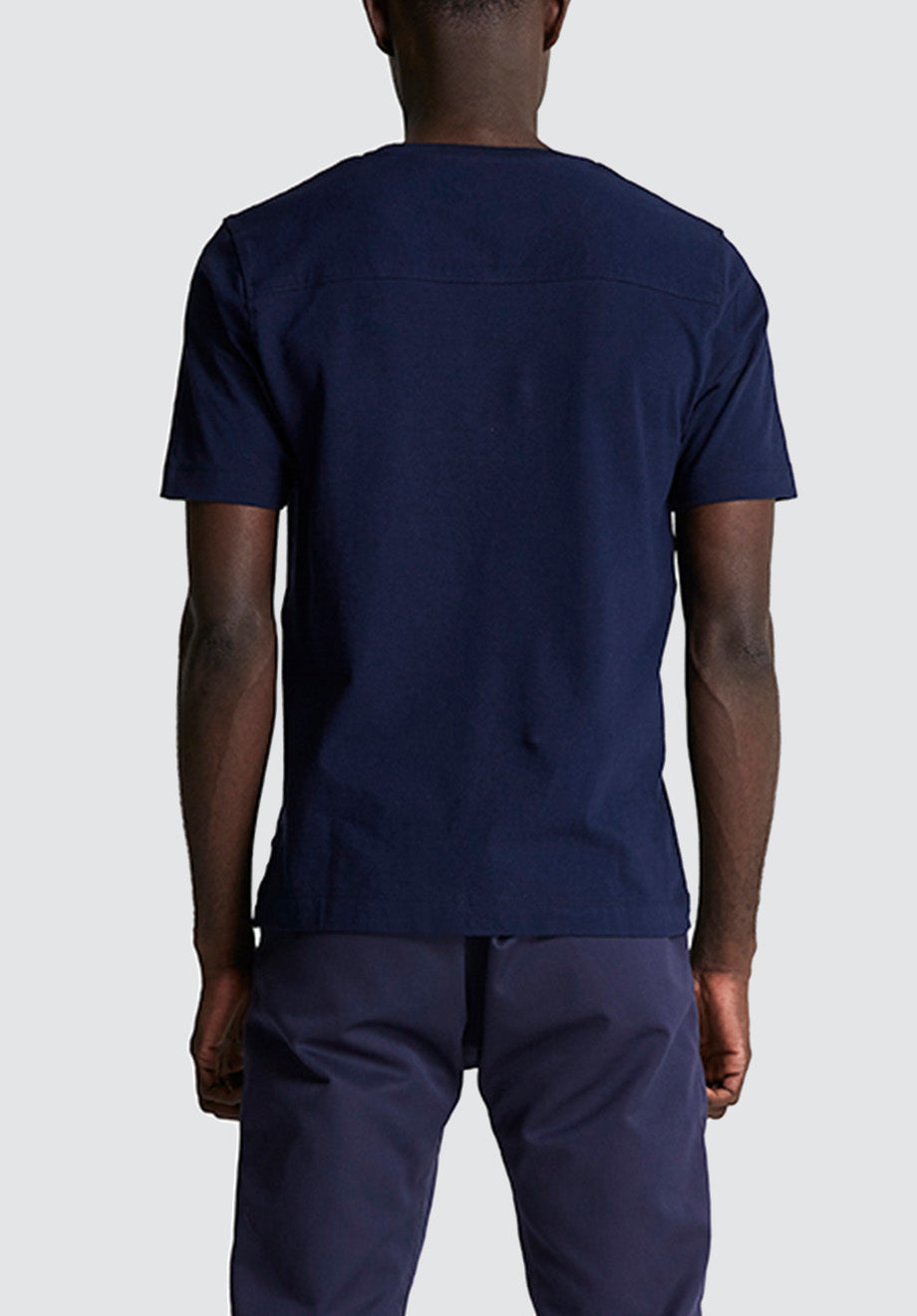 Cotton Pique Tee | Navy Blazer