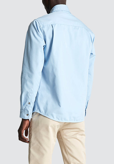 1 Pocket Cotton Shirt | Blue Bell