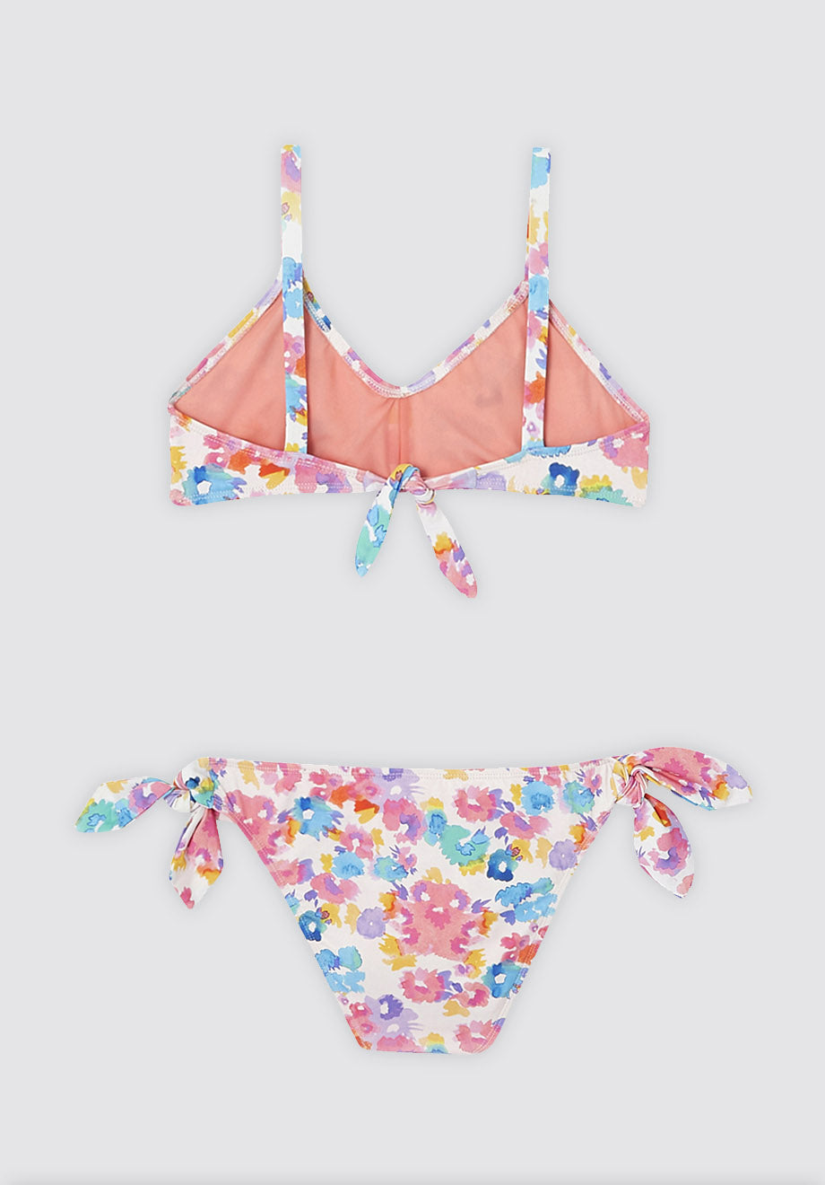 Floral Print Bikini for Girls, Recycled Fibre