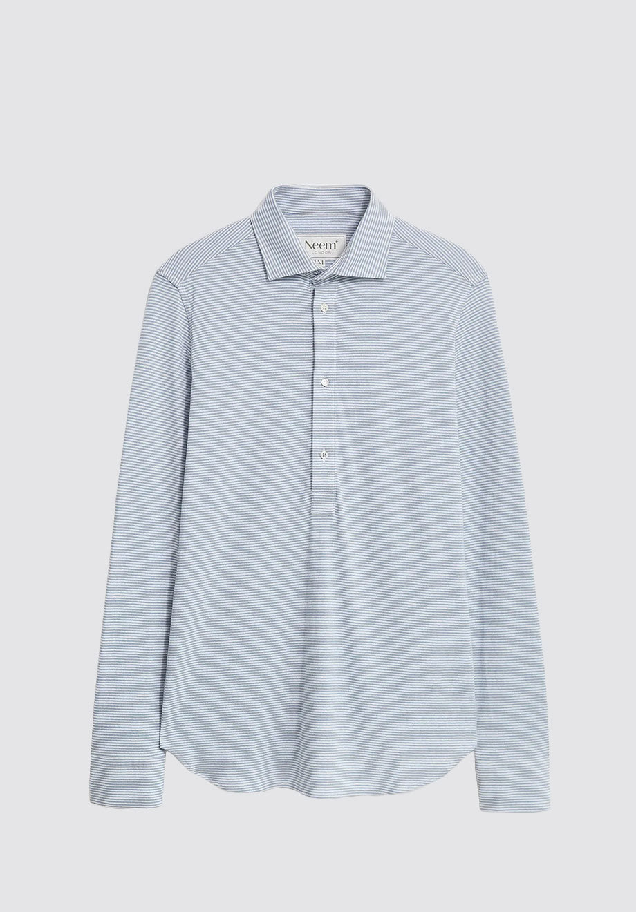 Recycled Italian | Sky Horizontal Popover Shirt