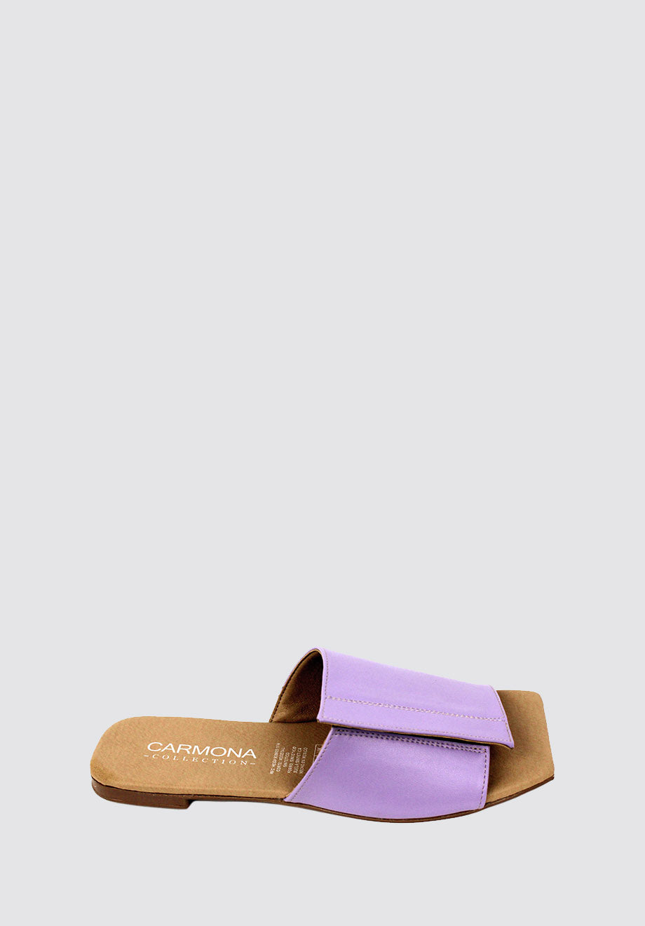 Andrea | Cactus Vegan Leather Lilac Sandals