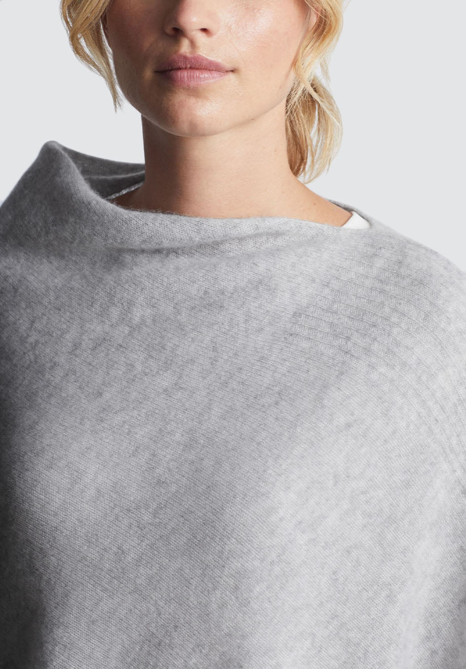 Cashmere Poncho | Foggy