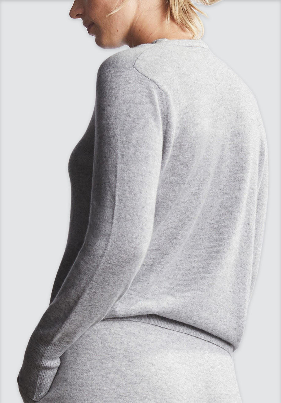 Ruched Cashmere Sweatshirt | Foggy