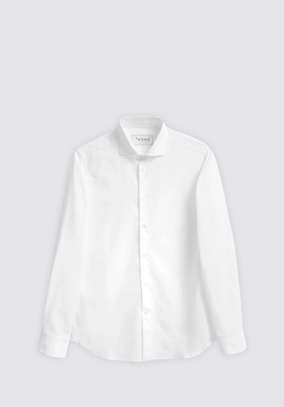 Recycled Italian | White Cut-Away Shirt