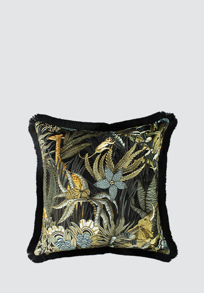 Sabie Forest | Moonlight Fringed Cushion Cover