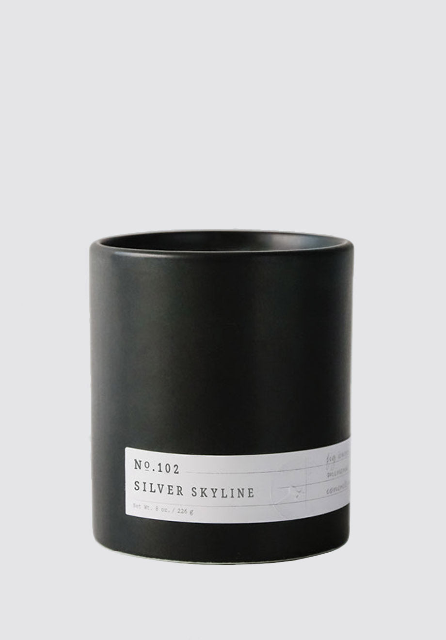 No. 102 Silver Skyline Candle