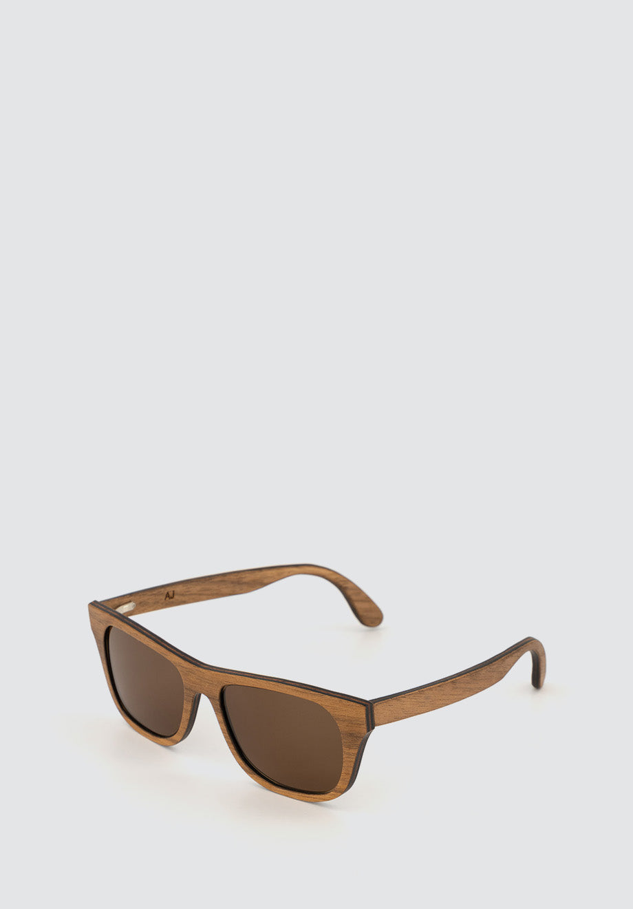 AJ Sunglasses | Walnut | Brown Polarised