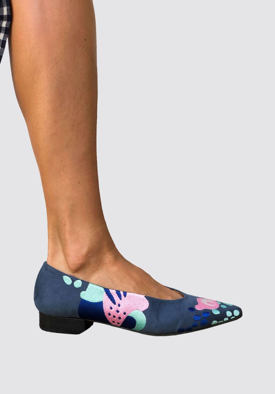 Chumerri Blue Vegan Ballerinas