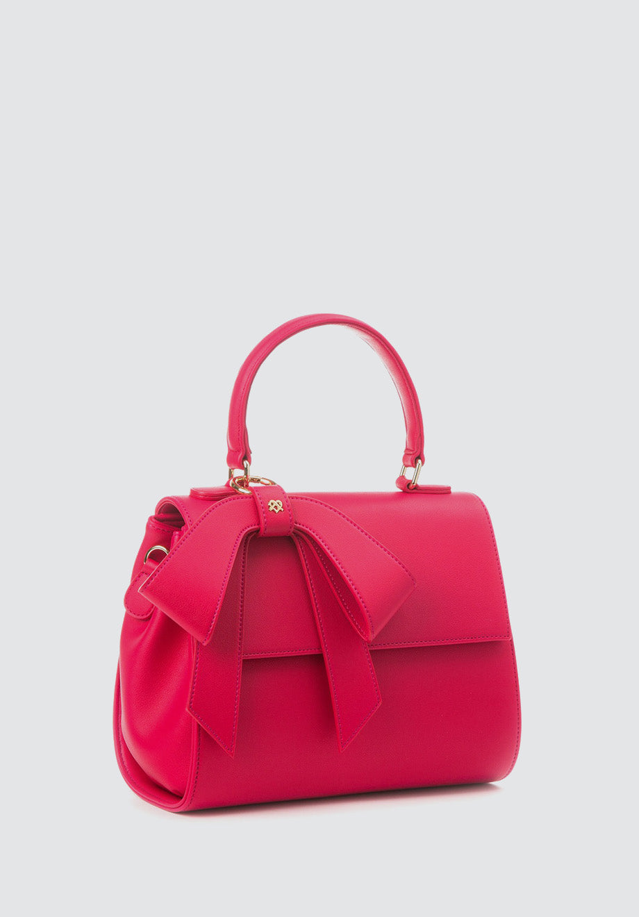 Cottontail | Raspberry Pink Vegan Leather Bag