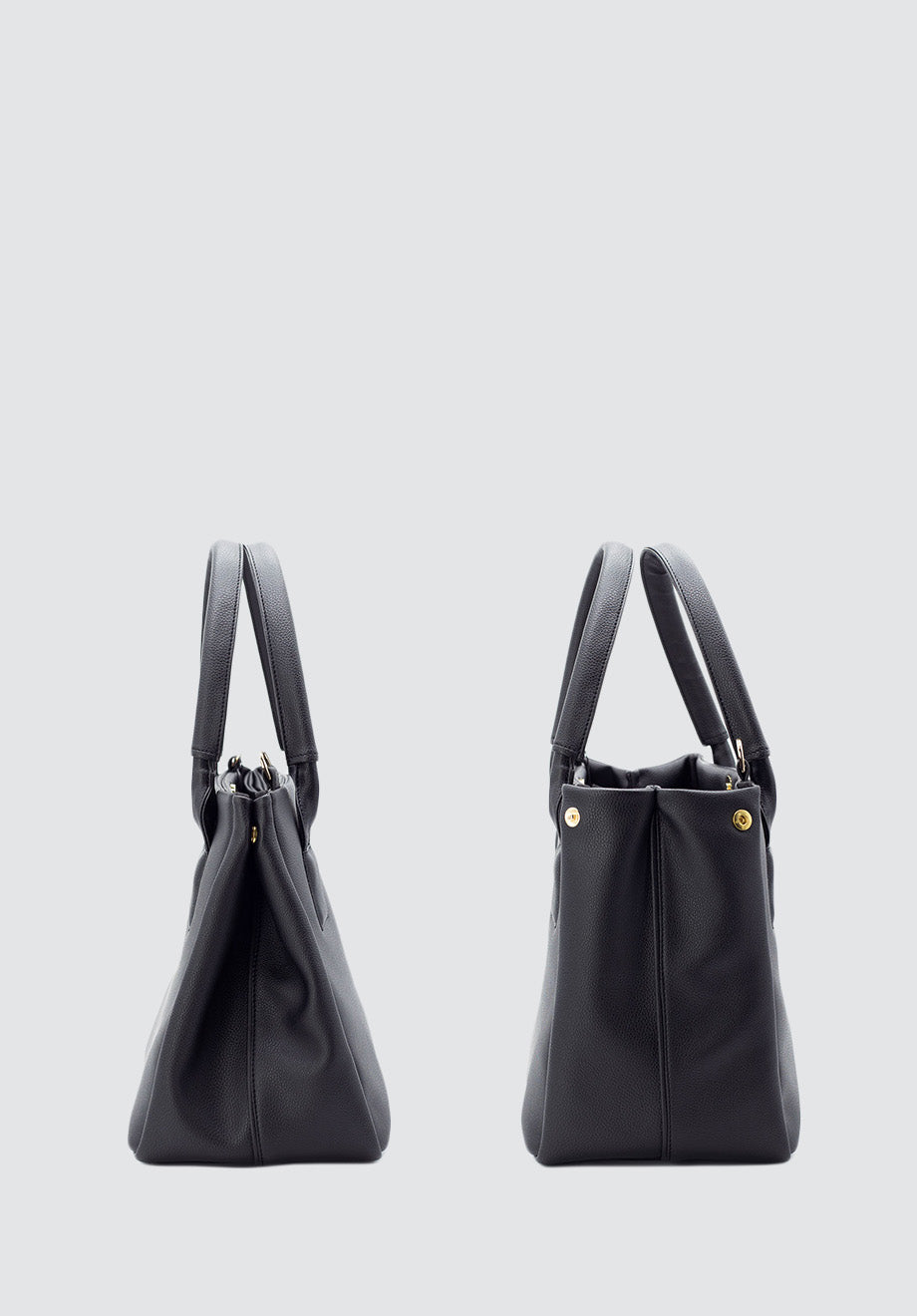 Indy Vegan Top Handle Bag | Black