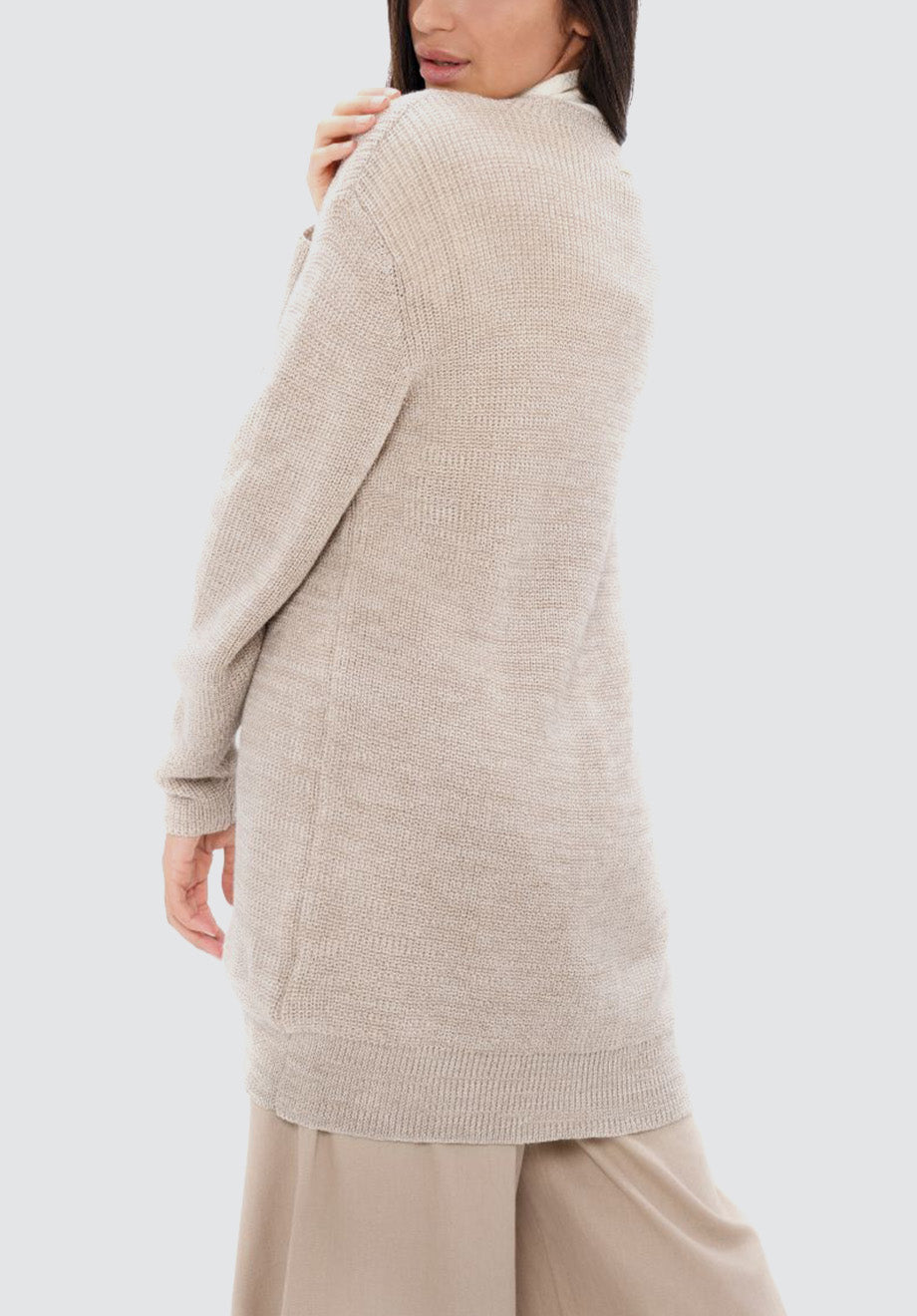 Salzburg SZG - Cocoon Cardigan | Sand Marl