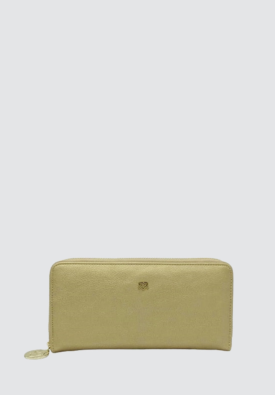 Uptown | Gold Zipper Wallet