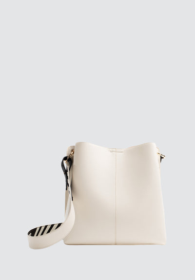 Tabitha | Cream Vegan Bucket Bag