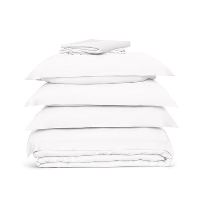 Bed Sheet Bundle + Duvet & Pillows (Organic Eucalyptus Silk)