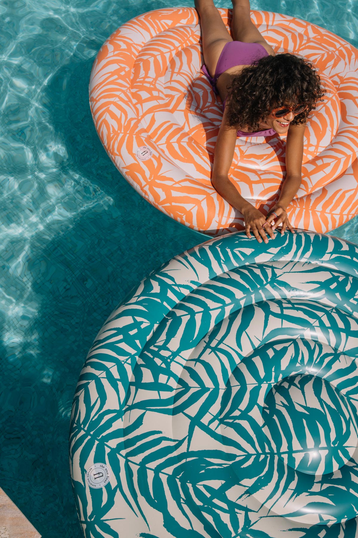 Large Round Inflatable Mattress | Bahia Corail