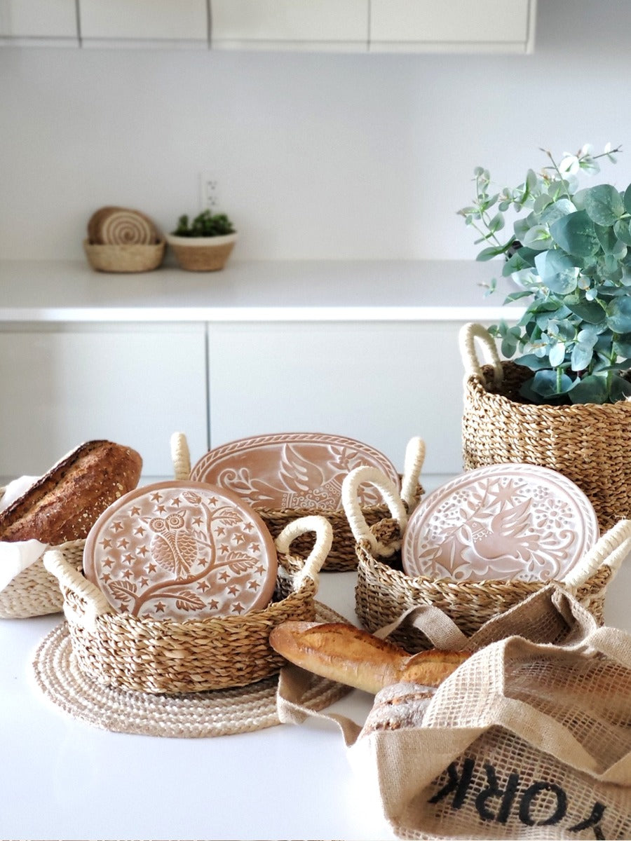 Bread Warmer & Basket | Bird Round